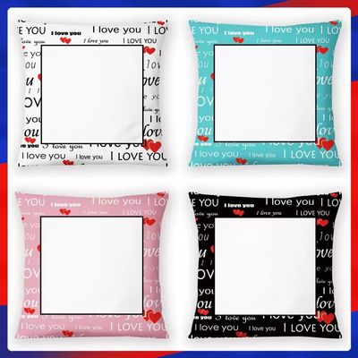 I Love You Polyester Sublimation Pillowcases Personalized Cushion