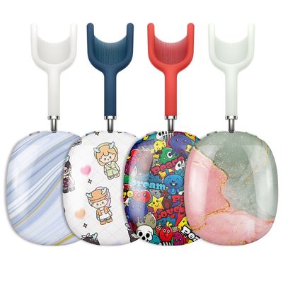 For Airpods Max Sublimation Blank Coated PC Case Custom 3D Printing Anti-Scratch Protective Sublimation Headphone Cover