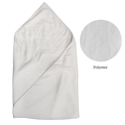 Sublimation Swaddle Blanket Polyester Towel Blankets Custom Print Milestone Blank Sublimation Baby Blanket With Hat