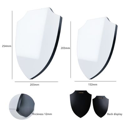 12mm Thick Heat Transfer Wooden Sublimation Shield Photo Frame Home Decor Hanging Board With Hanging Hole Prints On Wood Panels