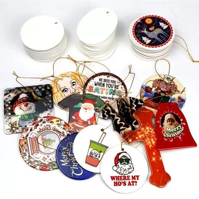 Blank Coated Oval Sublimation Ceramic Photo Tiles Memorial Portraits For Seniors Tombstone Ceramic Photo Tiles