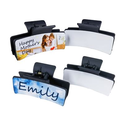 সৃজনশীল DIY কাস্টম সাবলাইমেশন PET চুলের ক্লিপ মা দিবসের উপহারের জন্য