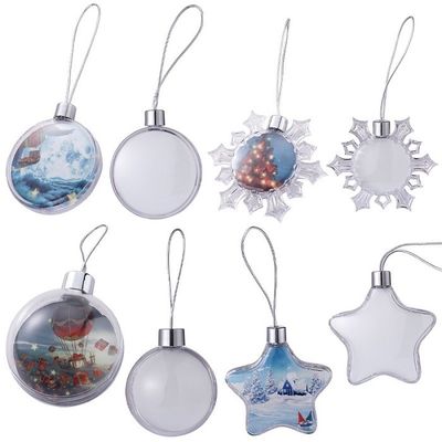 Personalized Blank Sublimation Christmas Ornaments 4.2cm Sublimation Christmas Ball Ornaments