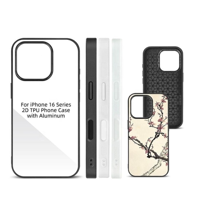 2d tpu sublimation silicone phone case For Iphone 16 Back Phone Cover For Sublimation