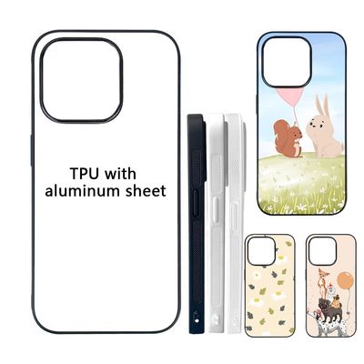 Ốp điện thoại silicon in chuyển nhiệt TPU 2D cho iPhone 16, Ốp lưng điện thoại để in chuyển nhiệt