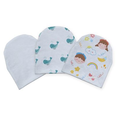 White Newborn Sublimation Blank Baby Hat Personalized Custom Polyester Super Soft Sublimation Babies Hats