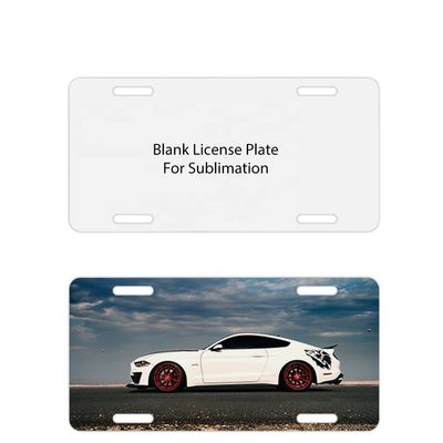 Farklı Boyutlarda Sublimasyon Blank Lisans Plakası ve Çerçeve