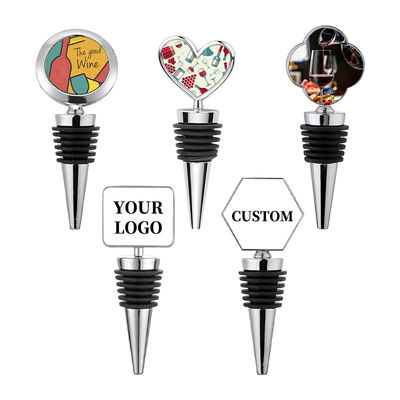 Various Shapes Custom Sublimation Wine Bottle Stopper