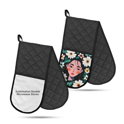 Custom Oven Mitt Sublimation Microwave Mittens Best Heat Resistant Gloves For Sublimation Practical And Stylish
