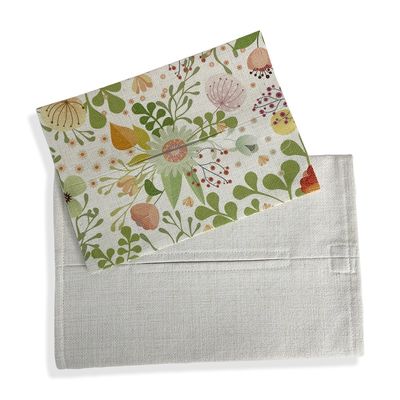 Linen Sublimation Tissue Box Custom Printable Logo Blank Sublimation Napkin Holder Tissue Bag Case