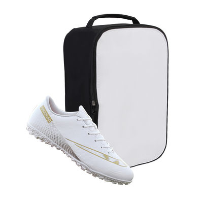 Personalized Sublimation Printable Polyester Shoe Bag With Zipper Fashionable Daily Travel Gym Gifts Custom Shoe Storage Bag
