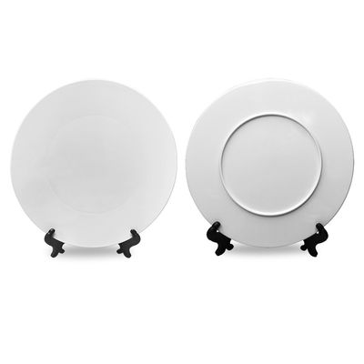 Printable Photo 8 Inch 10 Inch Plastic Sublimation Plate Blanks Decoration Dinner Plates Plastic Moonlight Plate Blank