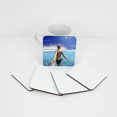 Custom Blank MDF Sublimation Cork Coasters Wear Resistant Blank Coasters For Printing
