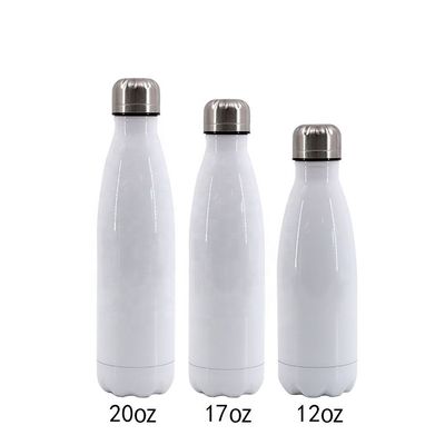 350ml 500ml 750ml 1000ml Sublimation Water Bottle Blanks Sports Cola Bottle Double Walled Vacuum Insulated Sublimation Bottle