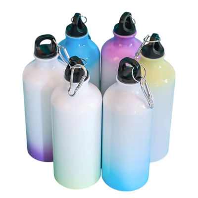 400ml 500ml 600ml 750ml Sublimation Blank Aluminum Sports Water Bottle Custom Logo Sublimation Drink Bottle