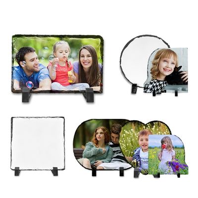 Sublimation Blanks Rock Slate Picture Frames Various Shapes And Sizes Diy Custom Photo Frame Sublimation Slates
