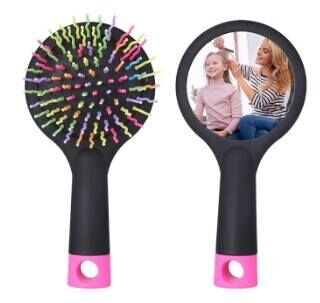 Portable Colorful Sublimation Hair Brush Comb Blank For Custom Photo Printing