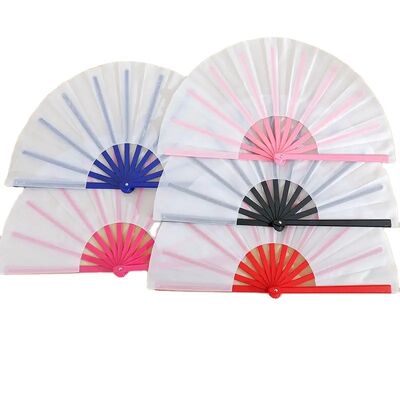 Sublimation Polyester Folding Fan 13'' DIY Heat Transfer Materials