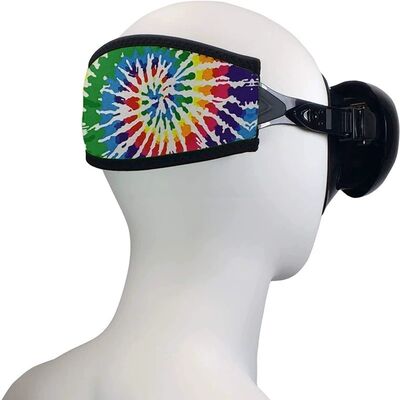 Blank White Sublimation Soft Neoprene Diving Snorkeling Mask Strap Cover Double Sided Printing
