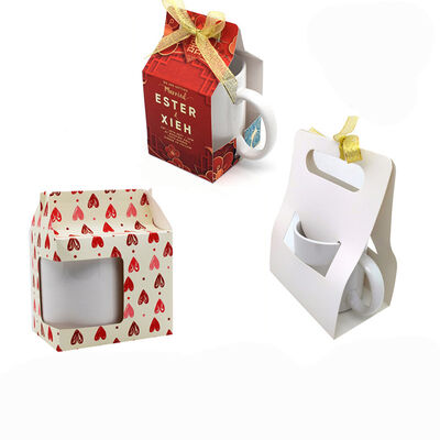 Personalized Mug Packaging Box 11oz Sublimation Mug Gift Box Blank Paper Box For DIY Printing