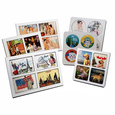 Sublimation Blank MDF Magnets Photo Frame Diy Graduation Photo Frame Personalized MDF Photo Frame