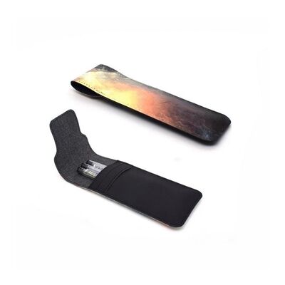 Personalized PU Leather Sublimation Pen Holder Bag Blanks Diy Sublimation Gifts For Kids