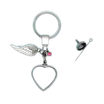 Doğum Taşı Kişiselleştirilmiş Logo Kalp Kanatlı Sublimasyon Anıt Kül Kolyesi Küller İçin Kremasyon Kolyesi