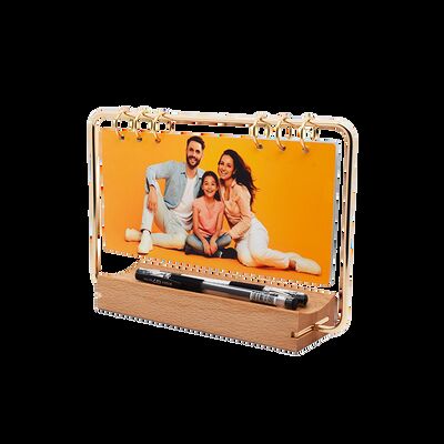 Creative Double Sided Blank Sublimation Calendar Frame Display And Holder With Printable 7 PET Sheets