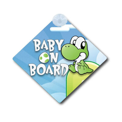 Blank Double-Sided DIY Printable MDF Warning Sign With Suction Cup Sublimation Car Warning Sign