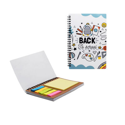 Double-Sided Printing Blank PET Sublimation Coil Notebook Diy Custom Spiral Bound Notebook