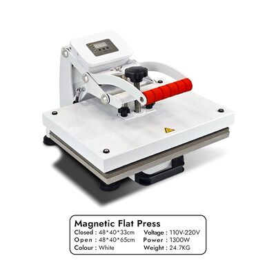 2D Sublimation Flat Heat Press Automatic Magnetic Machine For T-Shirt  Phone Case Puzzle Mouse Pad