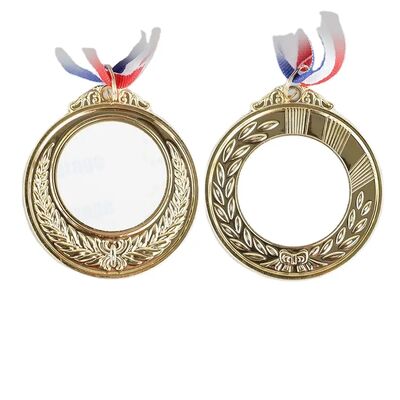 Sublimation Medal Blanks Custom Medals For Awards Sports Marathon Medal Gold Silver Bronze Colors