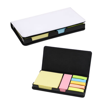 Personalized PU Leather Memo Notepad Notebook Sticky Notes Box For Halloween Graduation Sublimation Blank Notebooks