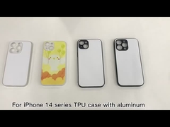 昇華型モバイルフォンケース 2D TPU PC コーティング シリコン製携帯電話ケース iPhone 14 Pro 15 16 用