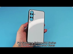 2D サブライメーション テンプレート ガラス 電話ケース サムサング Galaxy S24 / S24 Plus / S24 Ultra