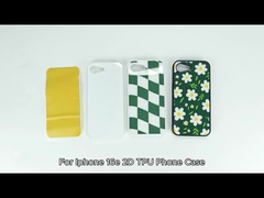 DIY カスタム ロゴ テンパール ガラス 2D 空白 サブライメーション TPU 電話ケース iPhone 16E 携帯電話ケース
