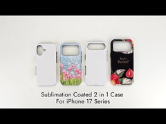 サブライメーション 3d 2 In 1 コーティング 携帯電話ケース 空白 マット グランシー iPhone 17 シリーズ 携帯電話カバー