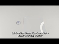 サブライメーション ブランク アルミシート 車用 警告 標識 サブライメーション 吊り掲示板