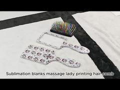 カスタムでコーティングされた空白プラスチック 洗練された髪 マッサージ シャンプー レディース 洗練された髪ブラシ