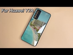 2D Sublimation Glass Phone Case For Huawei Y7A Back Phone Cover For Sublimation Printing