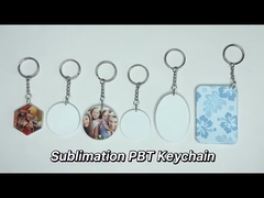 カスタム 双面空白 洗練された プラスチックキーチェン 洗練された 洗練された キーチェン