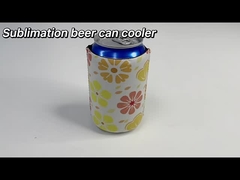 折りたたむ12オンス 洗練されたビール缶 冷却器 ネオプレン 洗練された空白 オーダーメイド 洗練された缶 冷却器