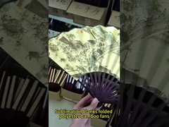 DIYカスタムブランク8インチと10インチシルク昇華型ハンドファン（熱プレス用）