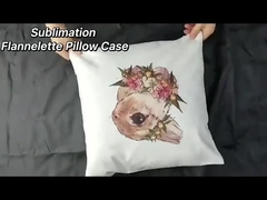 サブライメーション クッションカバー 写真印刷 40*40CM フランネット サブライメーション ポケット クッションカバー
