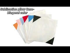 カスタムプリント 双面空白のサブライメーション枕ケース 40*40CM ポリエステル色のコーナーサブライメーション