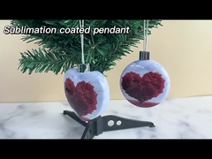 カスタムプリント フォト サブライメーション クリスマスオーナメント PC コーティング サブライメーション 空白 オーナメント ペンダント