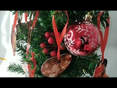 昇華クリスマスギフト供給両面アルミニウム昇華クリスマスオーナメントブランク