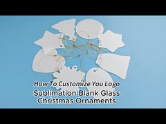 クリア クリスマスツリー ハンガリング 飾り 装飾 ガラス サブライメーション クリスマス 飾り