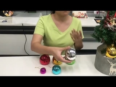 Christmas Tree Hanging Ball Custom Plastic Sublimation Christmas Balls Ornaments