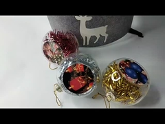 カスタム印刷 8CM ガラス クリスマスボール 飾り付け サブライメーション 空白